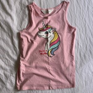 H&M Pink Graphic Tank Top